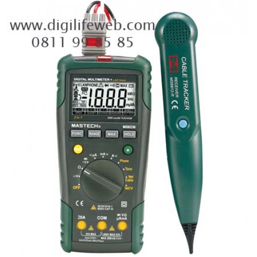 Digital Multimeter MASTECH MS8236 with Cable Tracker